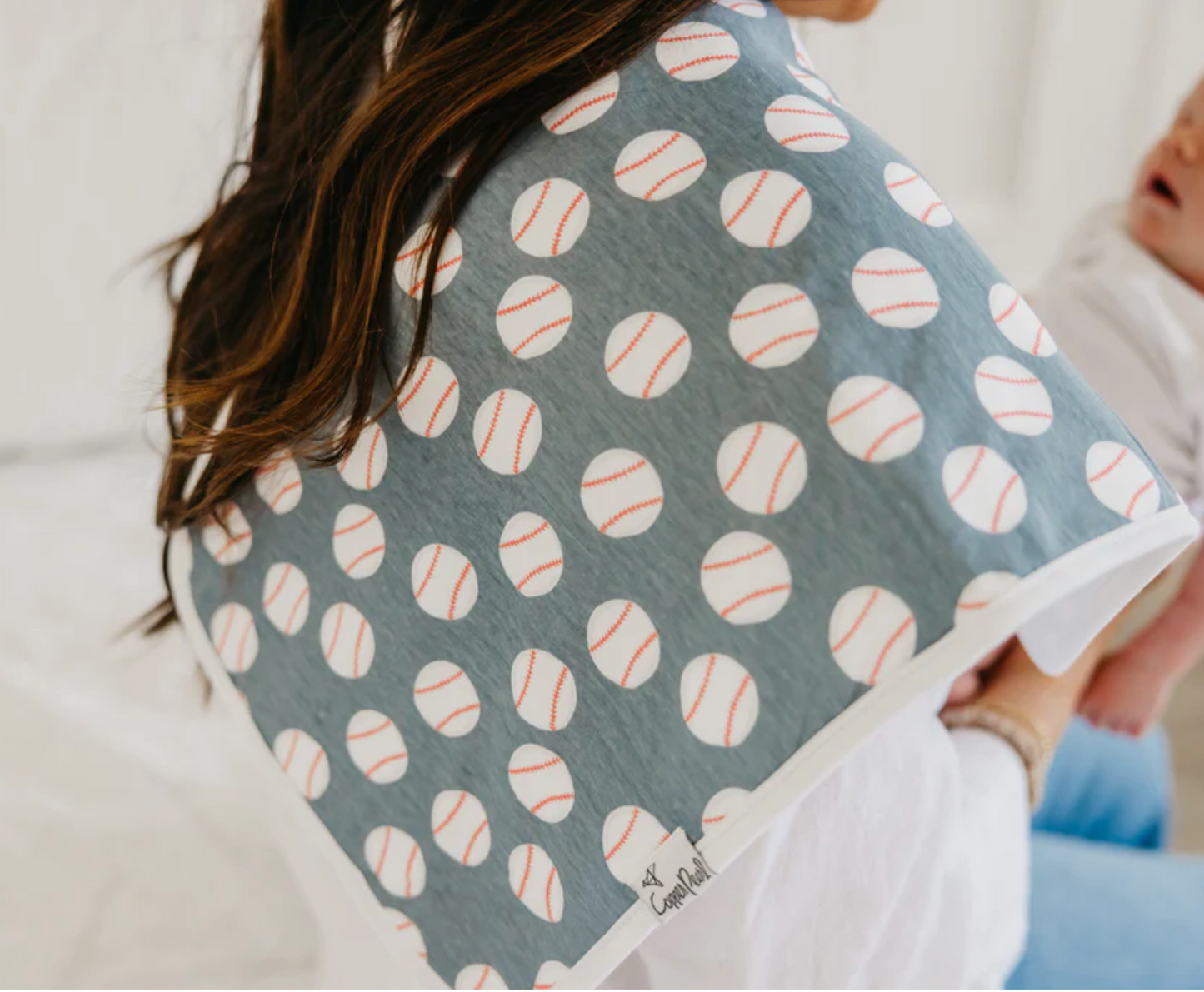 CP Slugger Burp Cloths