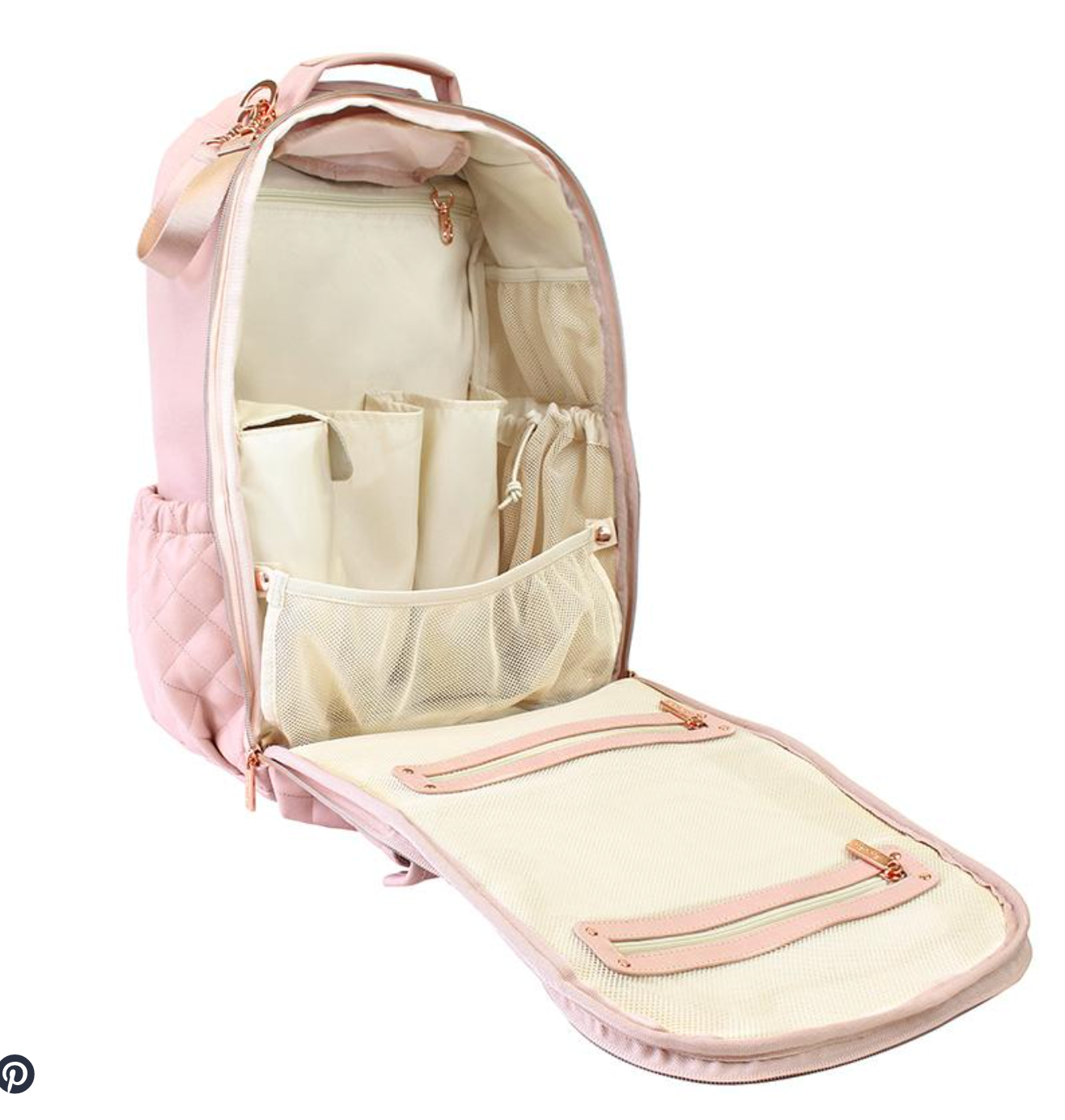 Blush Crush Boss Backpack Diaper Bag