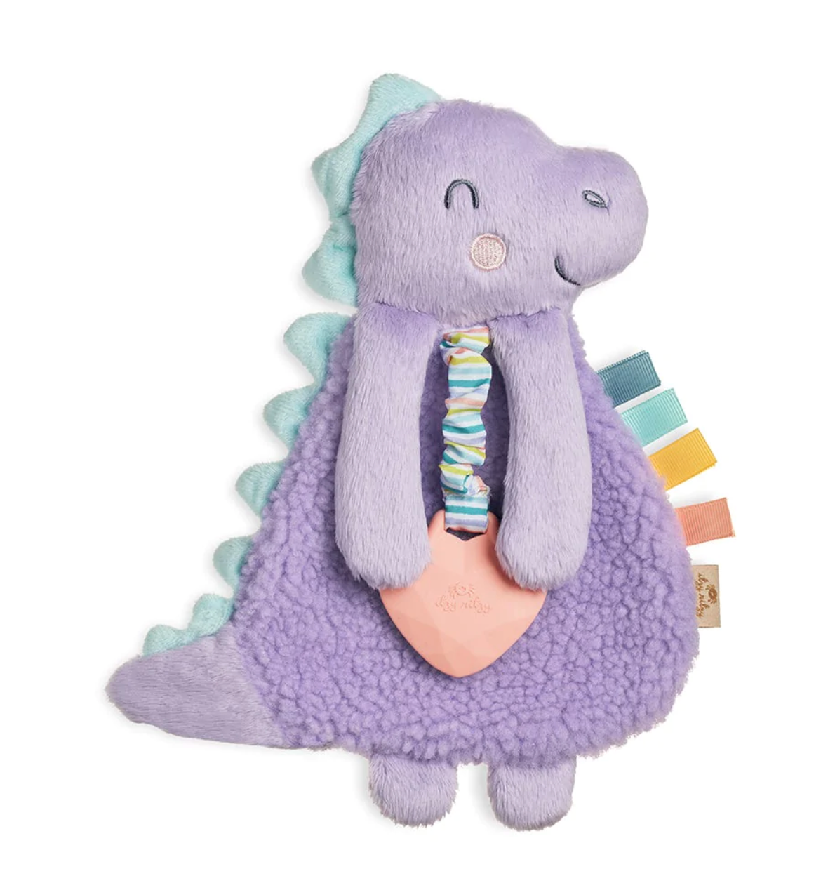 Dempsey the Dino Plush Silicone Teether Toy