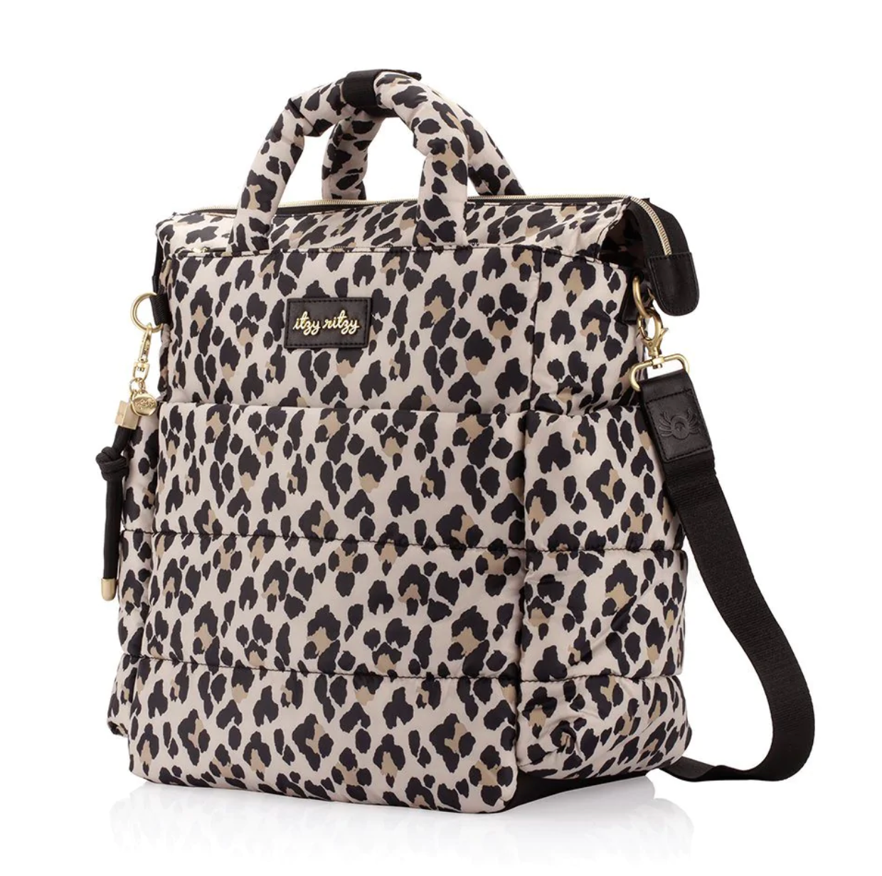 Dream Convertible Leopard Diaper Bag