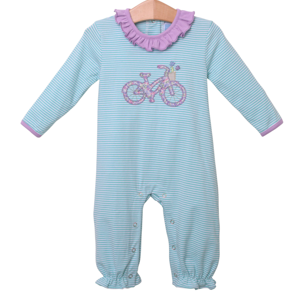 Bicycle Ruffle Romper