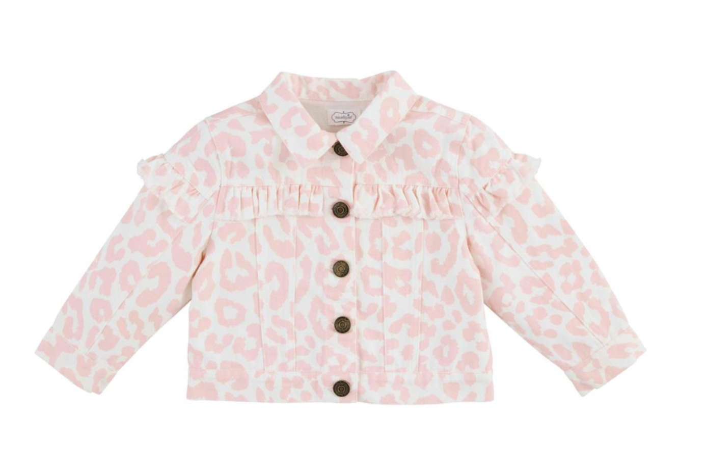 Pink Leopard Ruffle Jacket