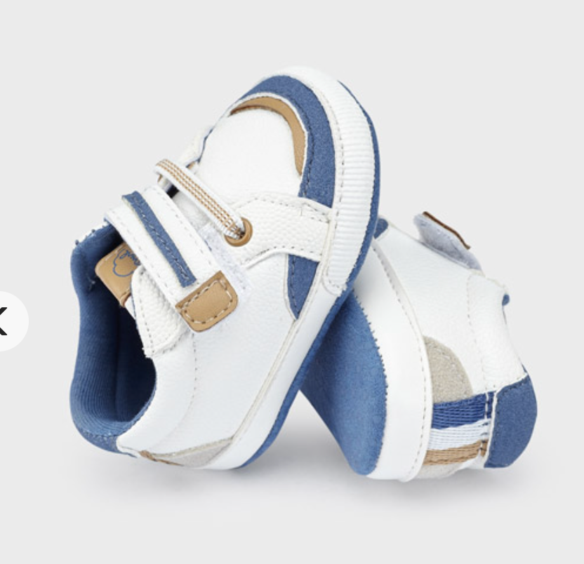 Blue/Tan Sporty Boy Shoe