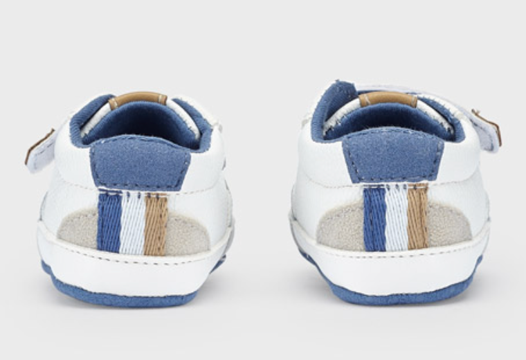 Blue/Tan Sporty Boy Shoe