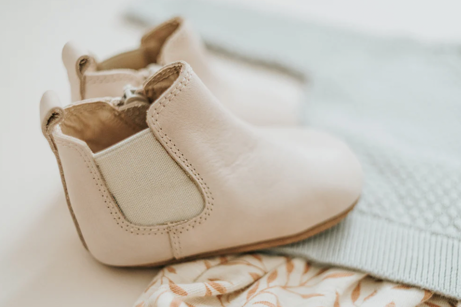 Vail Blush Leather Chelsea Boot Soft Sole