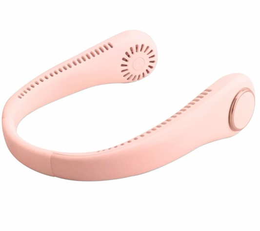 Bladeless Neck Fan Pink