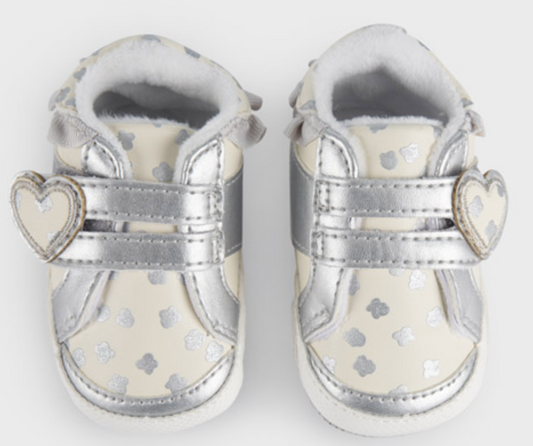 Silver Sporty Girl Shoes