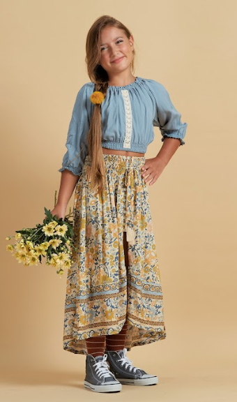 Barcelona Fall Long Skirt