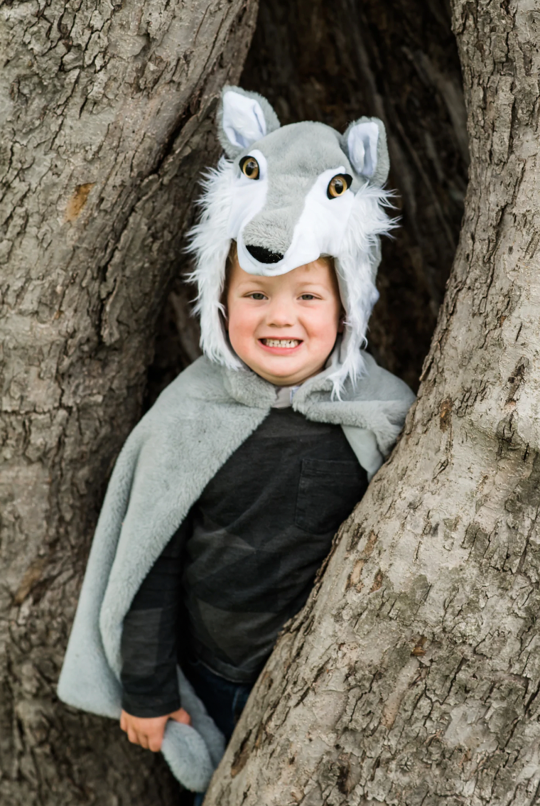 WOODLAND STORYBOOK WOLF CAPE