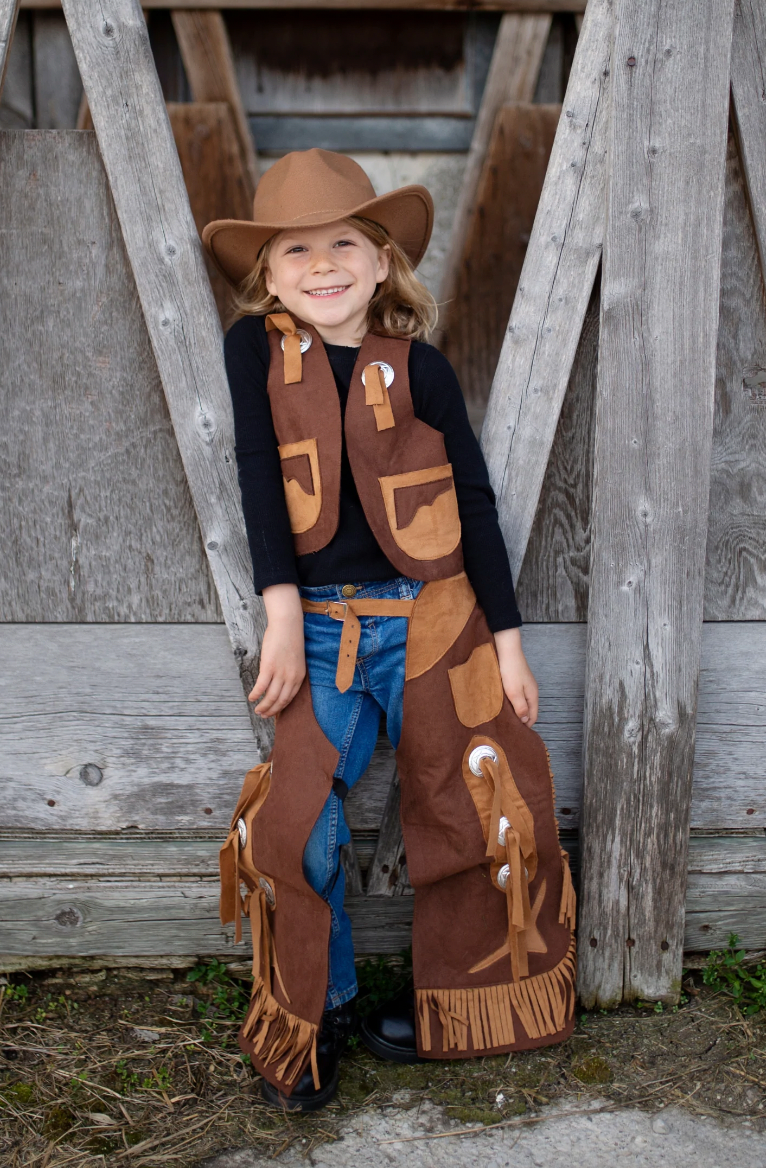 COWBOY VEST AND CHAPS