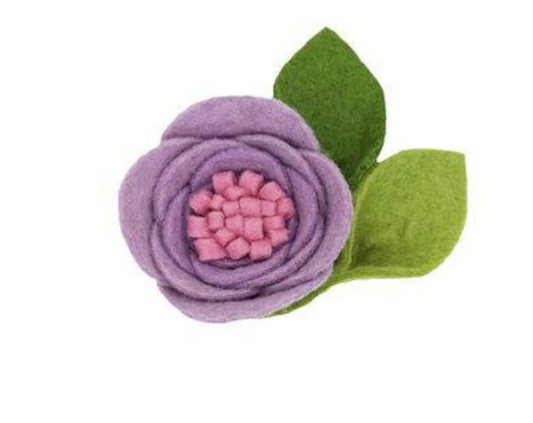 Single Bloom Felt Flower- Lilac