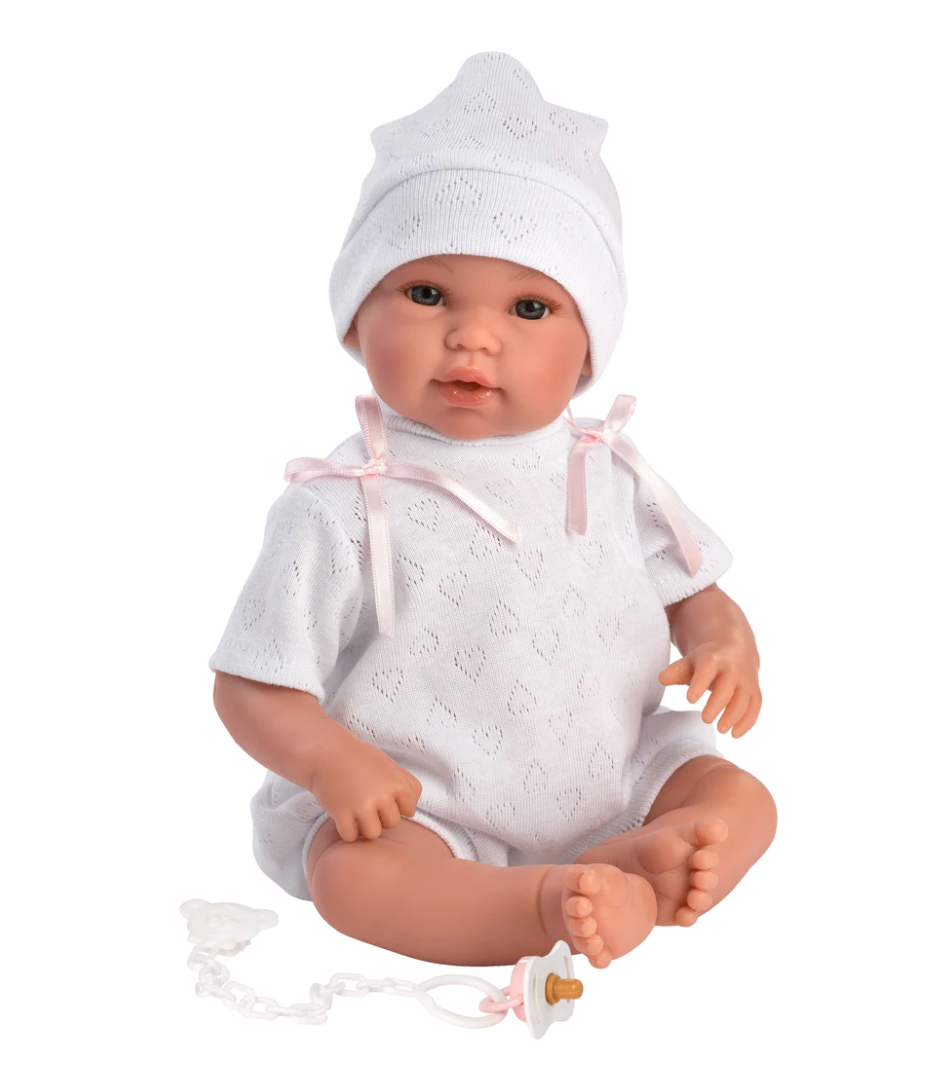 Llorens 14" Soft Body Newborn Doll Avery with Hooded Bunny Jacket