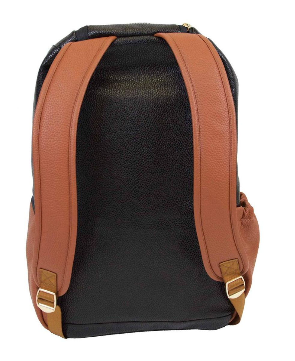 Boss Backpack Diaper Bag Coffee & Cream