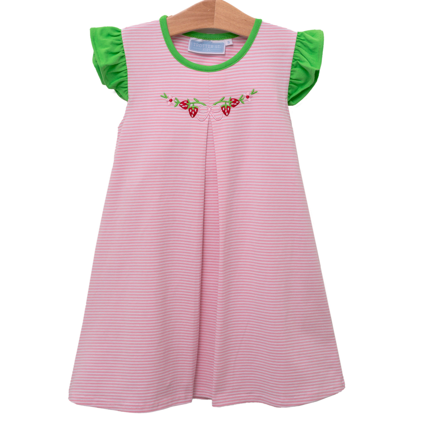 TSK Strawberry Embroidery Dress