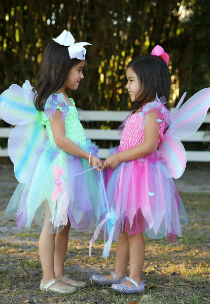 Butterfly Dress & Wings w/Wand Green