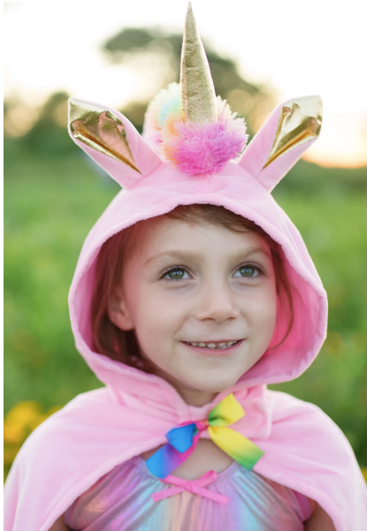 Toddler Unicorn Cape Pink