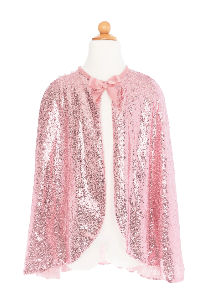 Precious Pink Sequins Cape