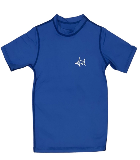 Tybee Short Sleeve Rashguard Offshore Blue