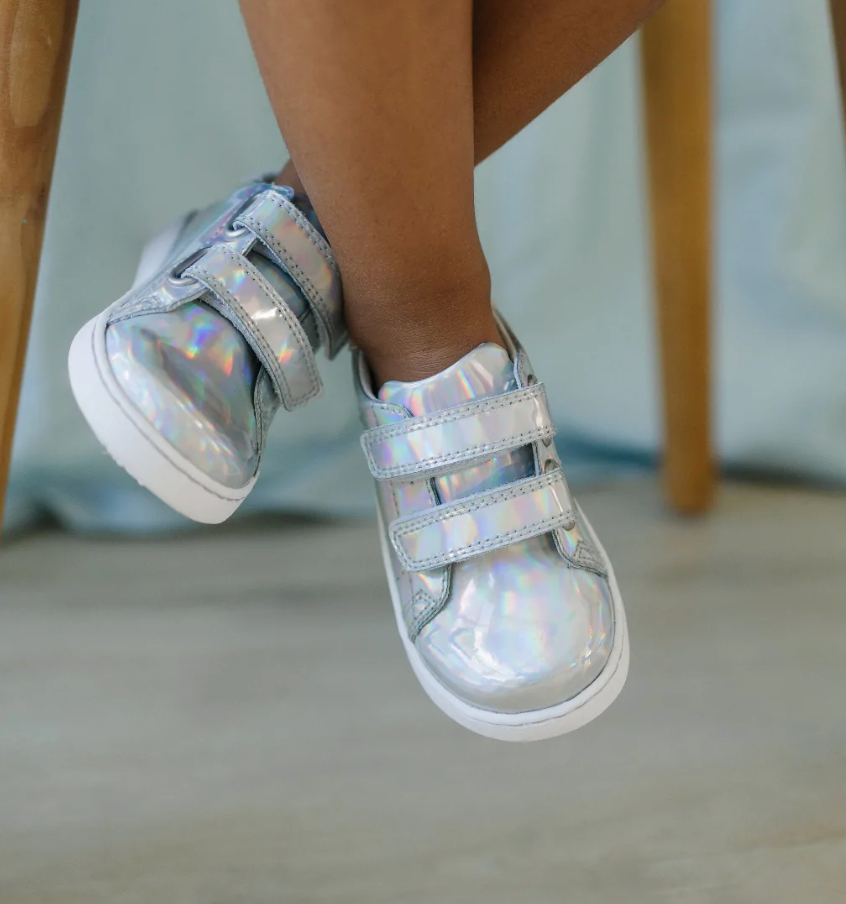 Kenzie Double Velcro Sneaker-Holographic