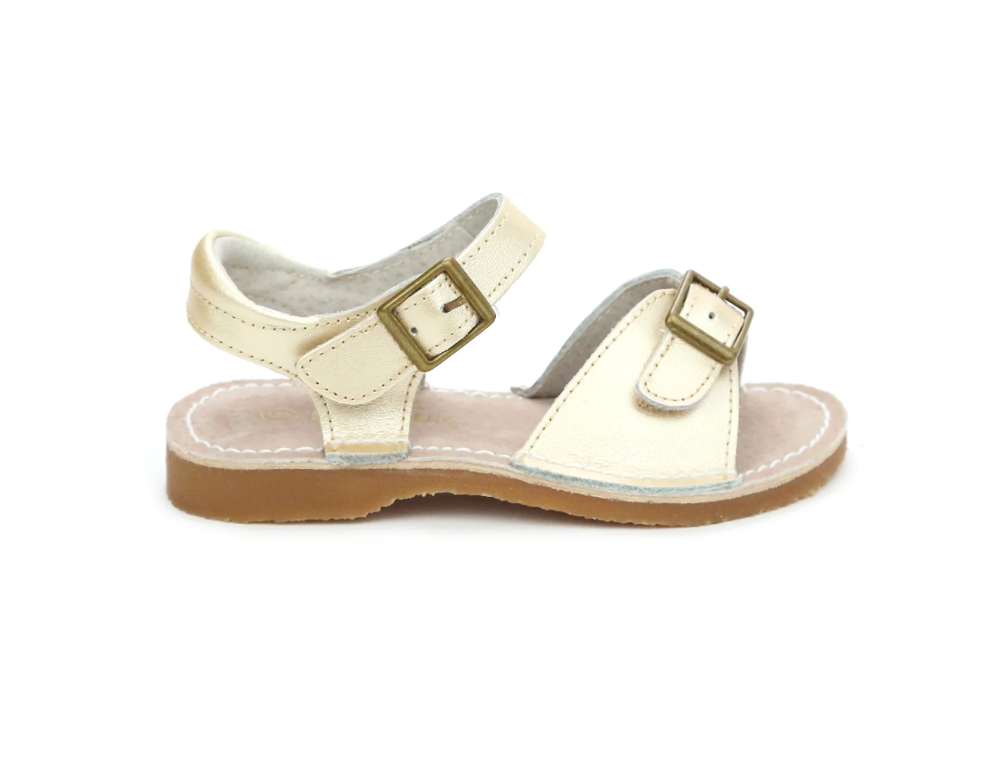 Olivia Buckled Sandal-Champagne