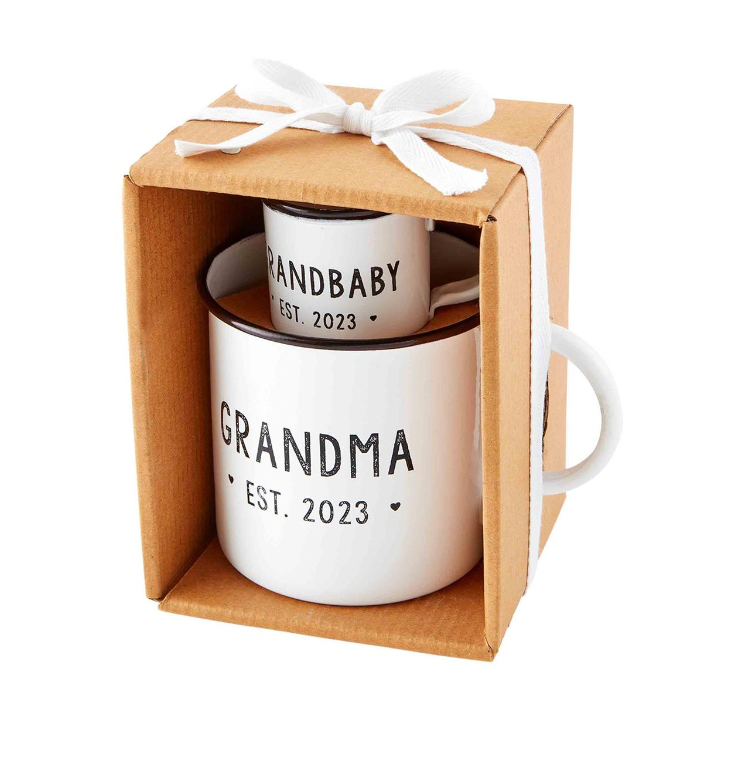 Grandma & Grandbaby Est. 2023 Mug Set