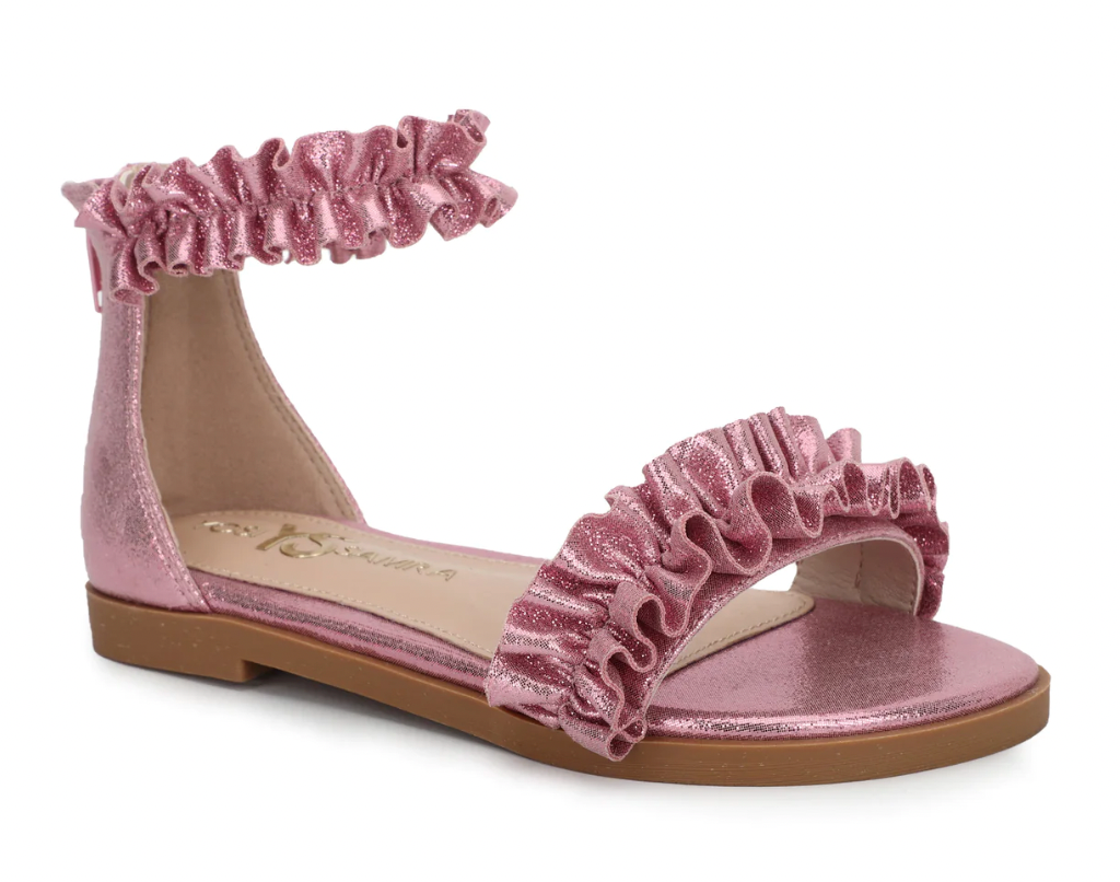 Miss Ava Sandal-Pink Metallic