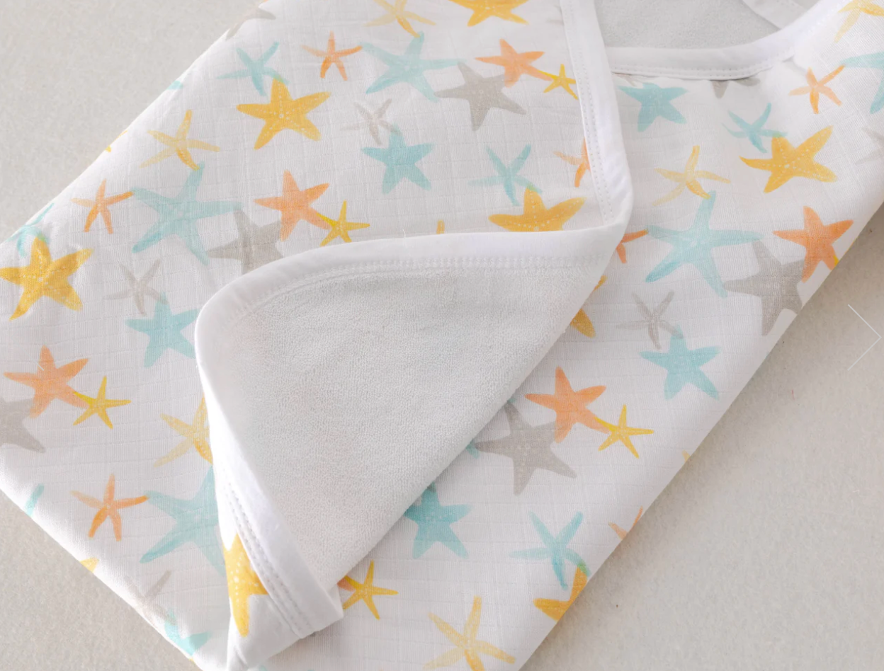 Starfish Hooded Bath Towel