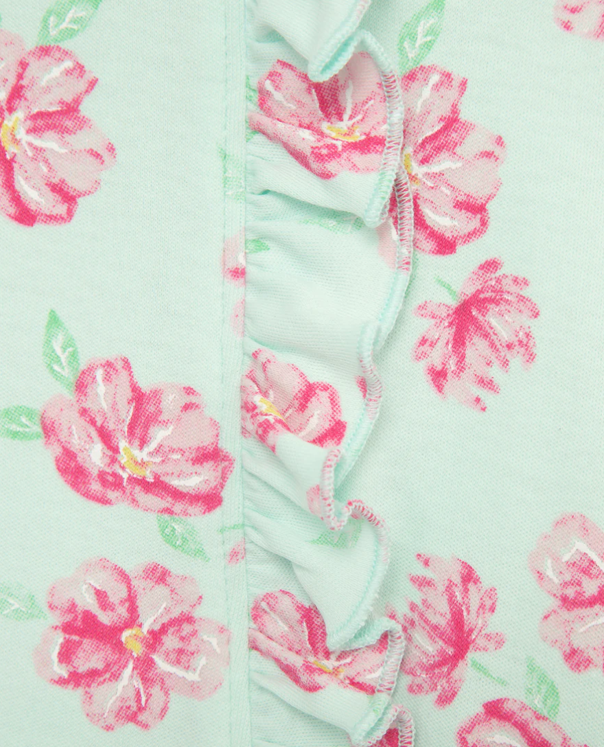 Rose Blooms Footie/Headband