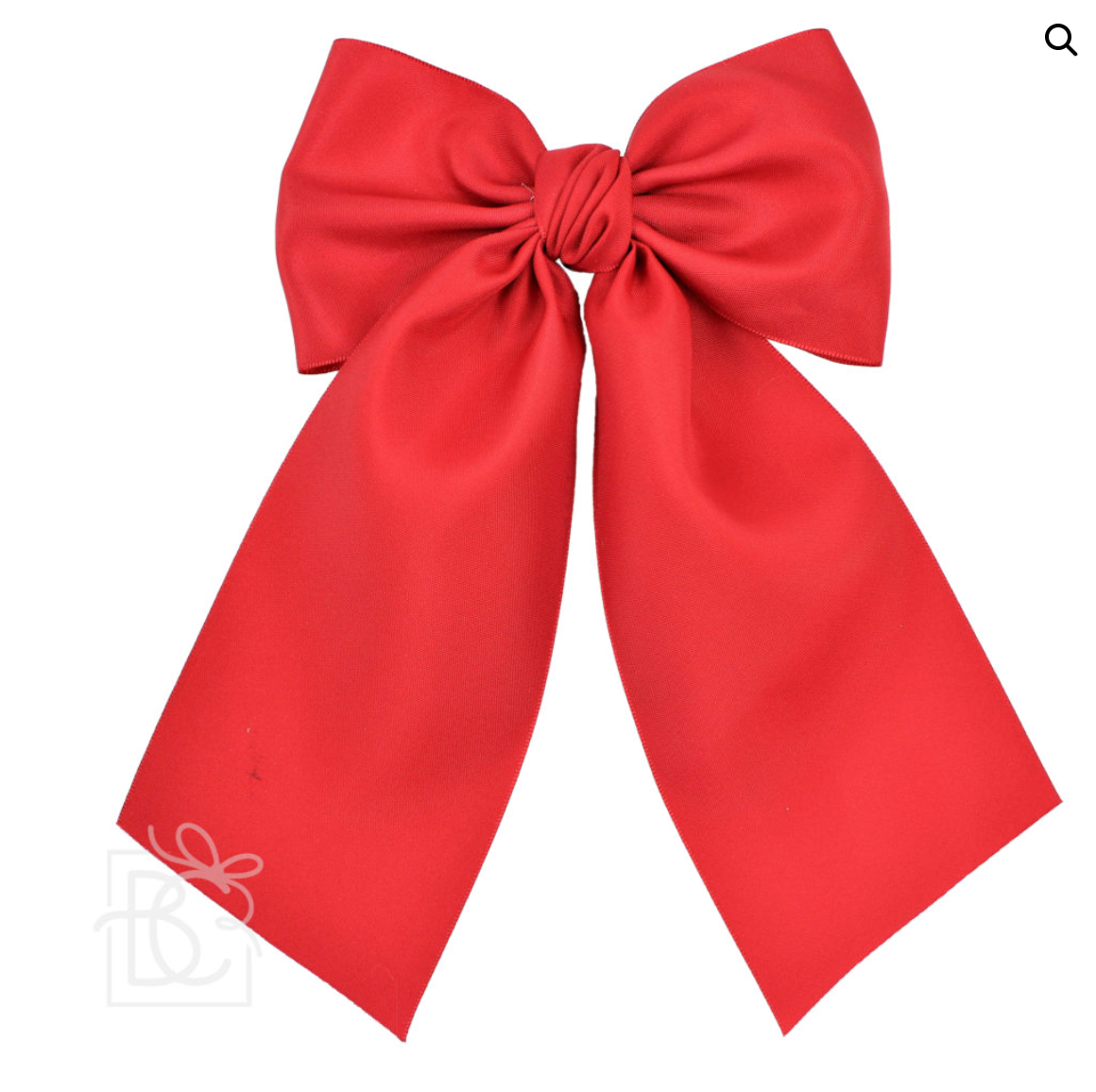 5.5'' OPAQUE SATIN BOW W/ EURO KNOT & TAILS