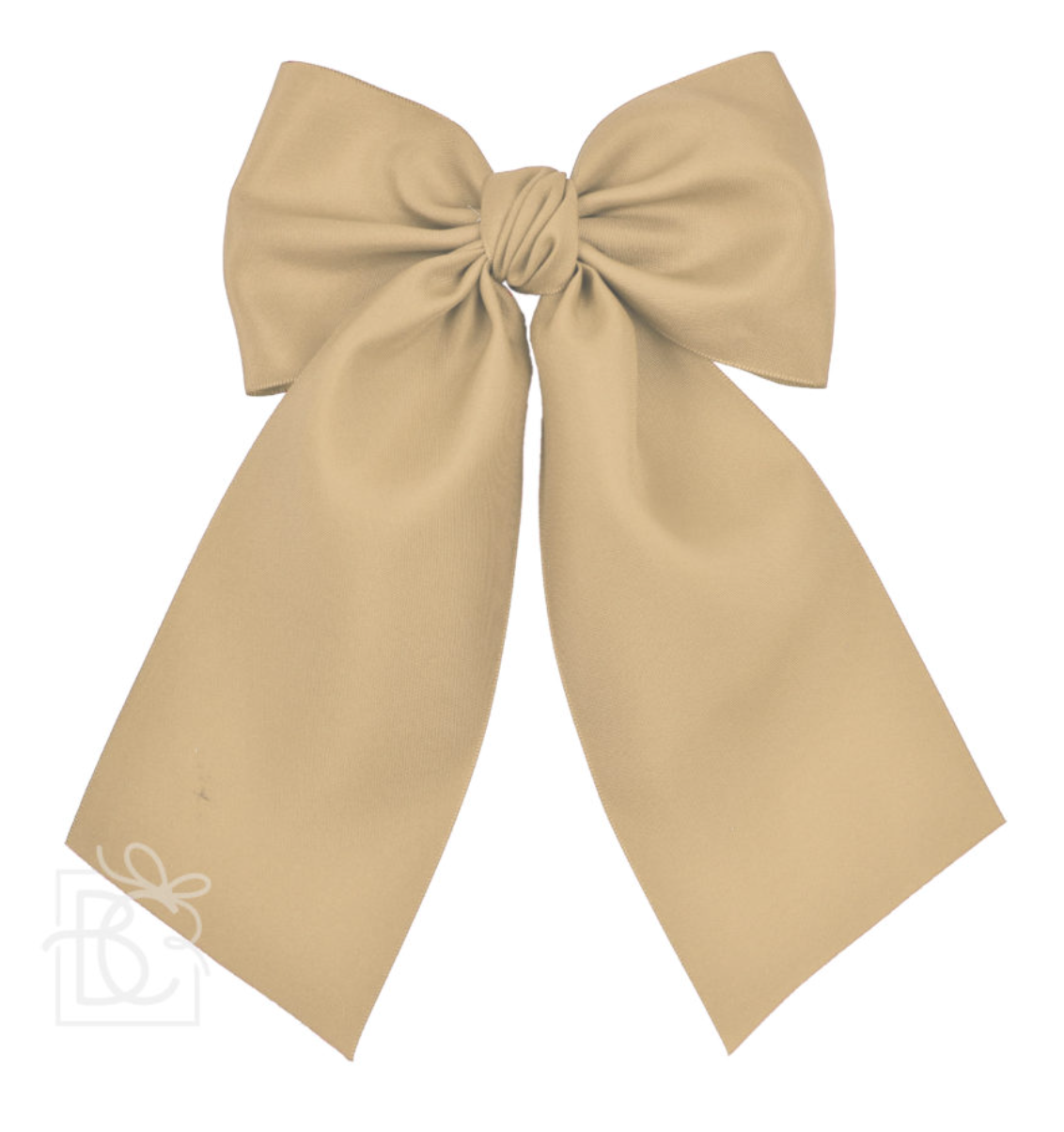 4.5'' OPAQUE SATIN BOW W/ EURO KNOT & TAILS