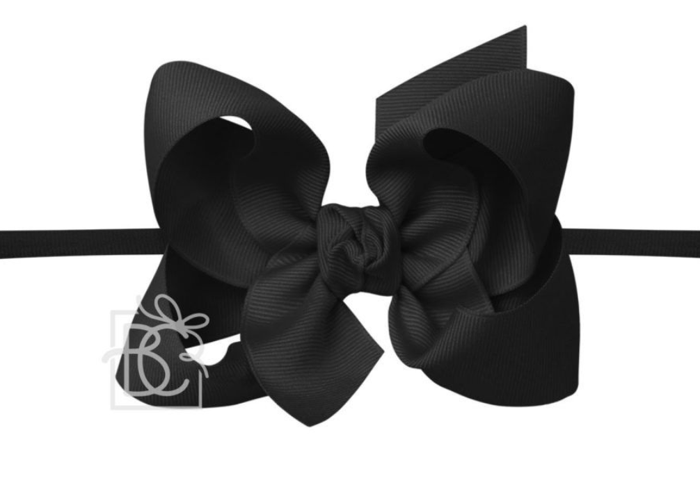 4.5'' Large Bow on 1/4'' PantyHose HDBD