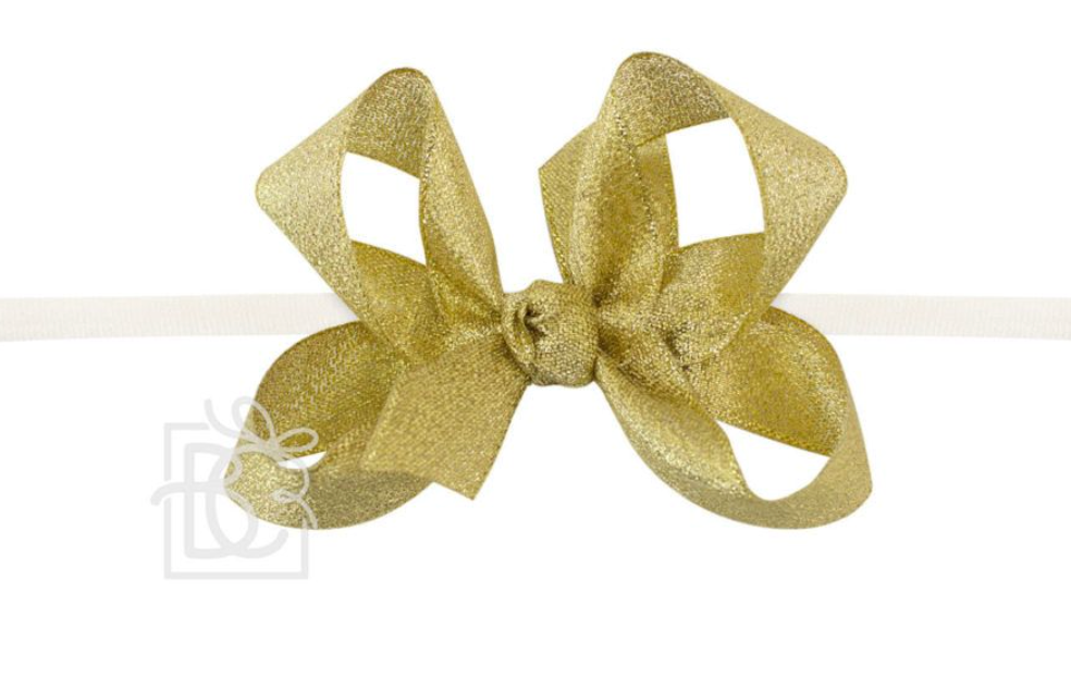 3.5'' Med Bow on 1/4'' Pantyhose HDBD