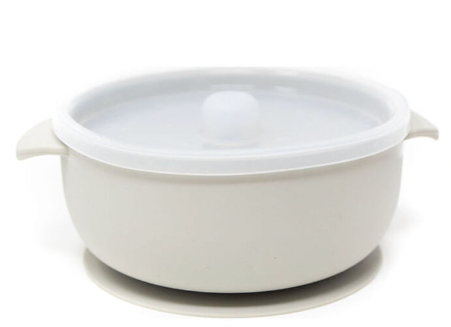 BB Silicone Suction Bowl w/Lid
