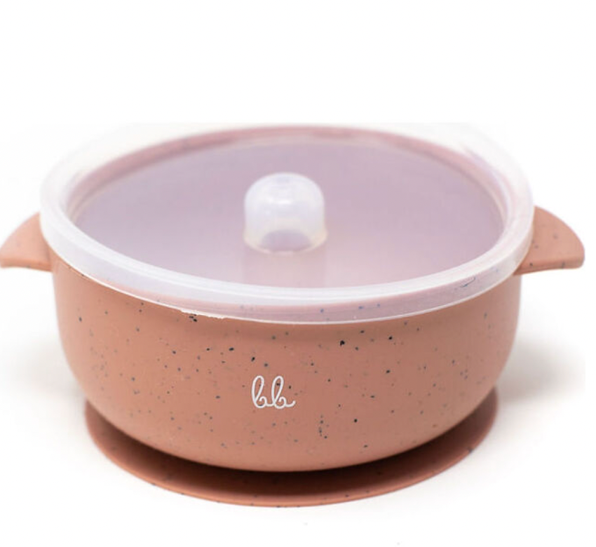 BB Silicone Suction Bowl w/Lid