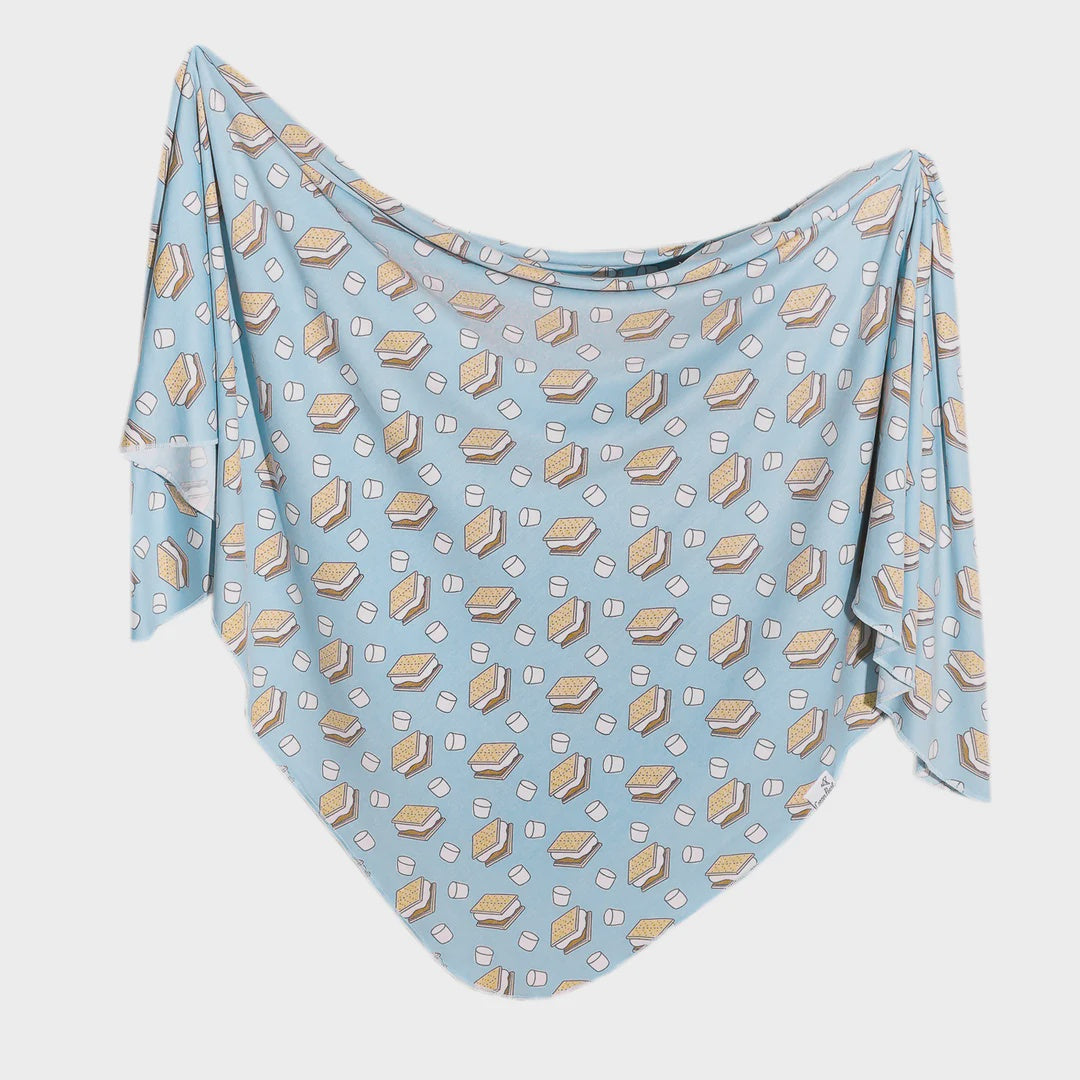 CP S'mores Knit Swaddle Blanket