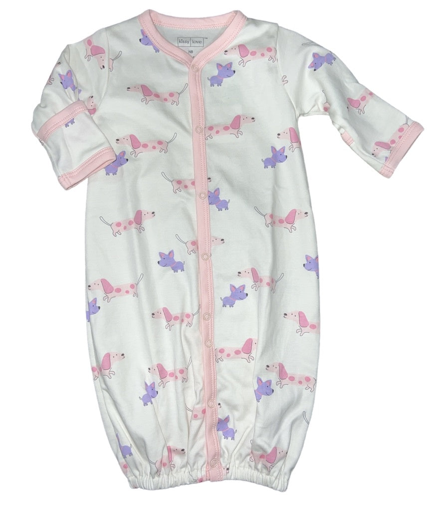 Kissy Love Puppy Fun Conversion Gown Pink