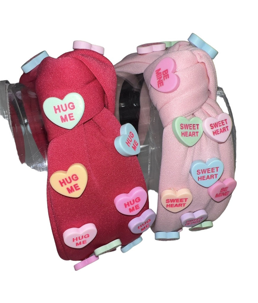 Valentine Conversation Heart Headband