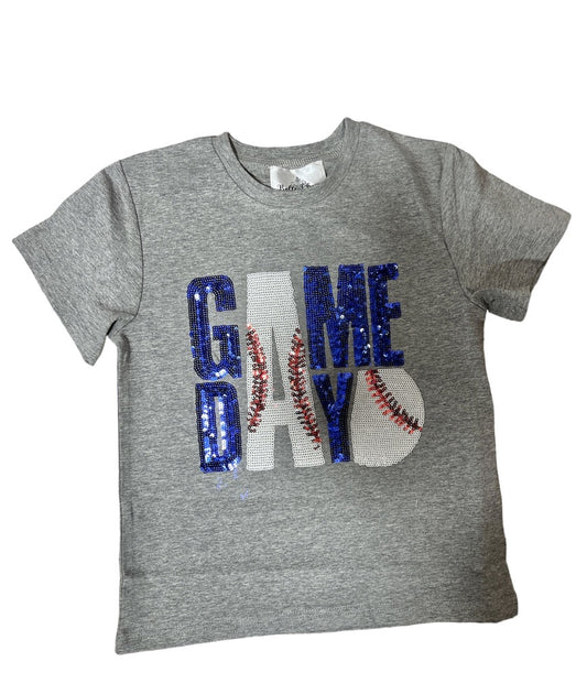 Royal Blue Game Day Baseball Shirt