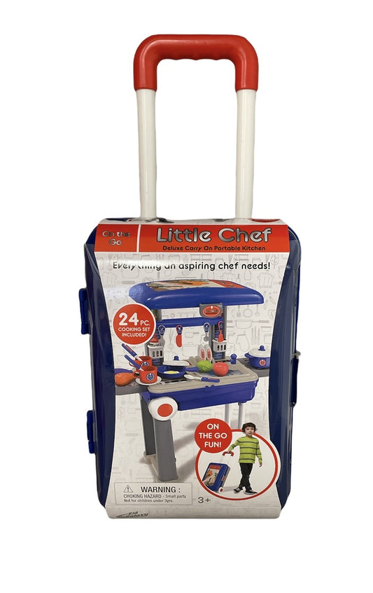 On the Go Little Chef Rolling Suitcase