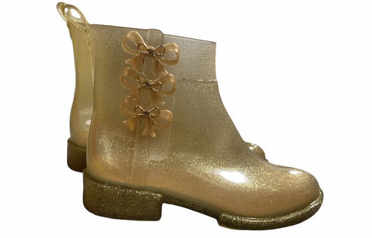 Gold Glitter Boots