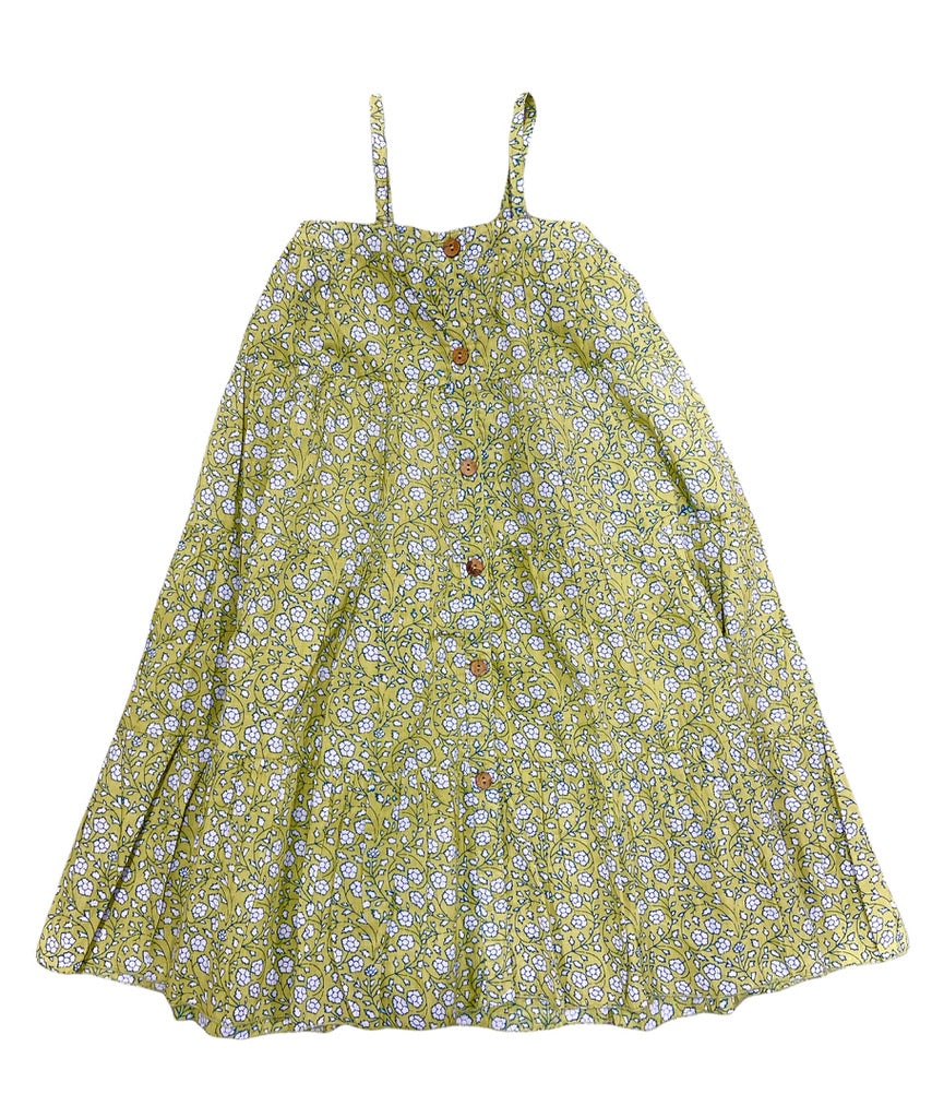 Kiwi Garden Button Front Dress