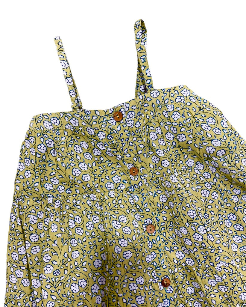 Kiwi Garden Button Front Dress