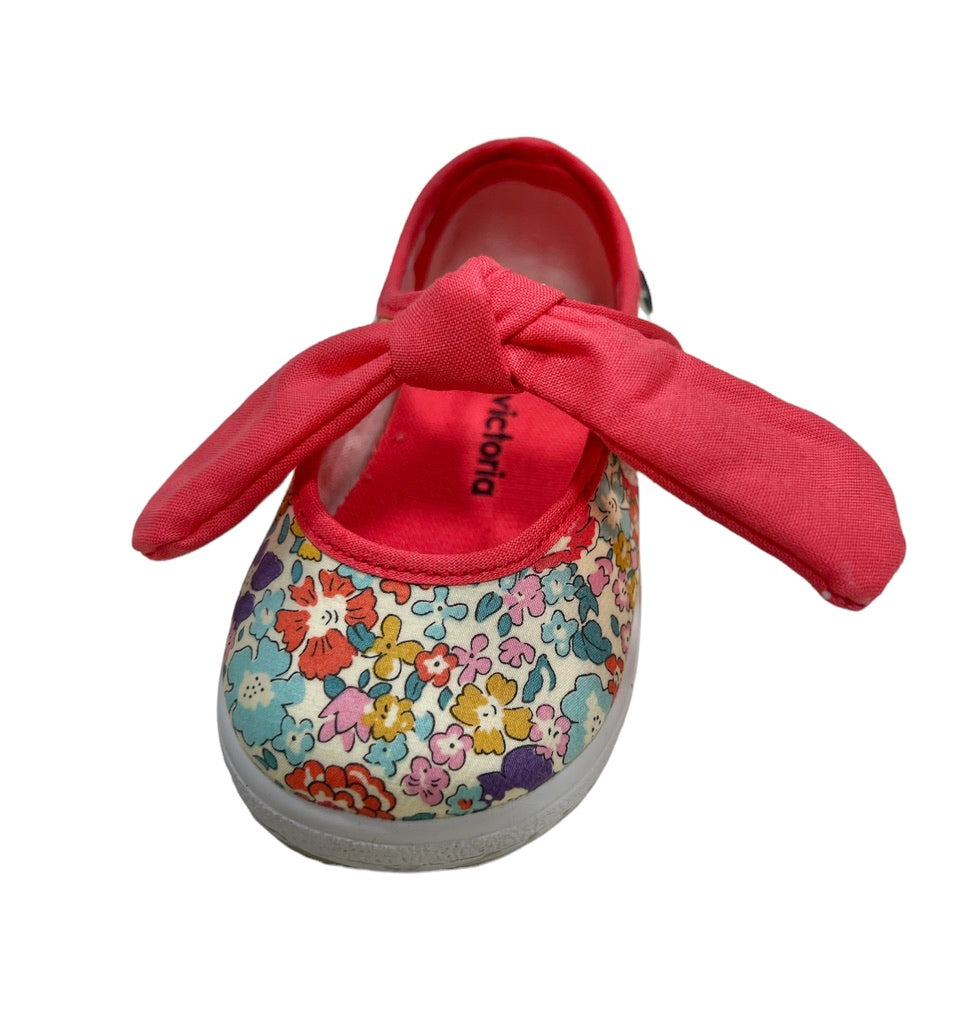 Liberty Coral Floral Tie Shoe