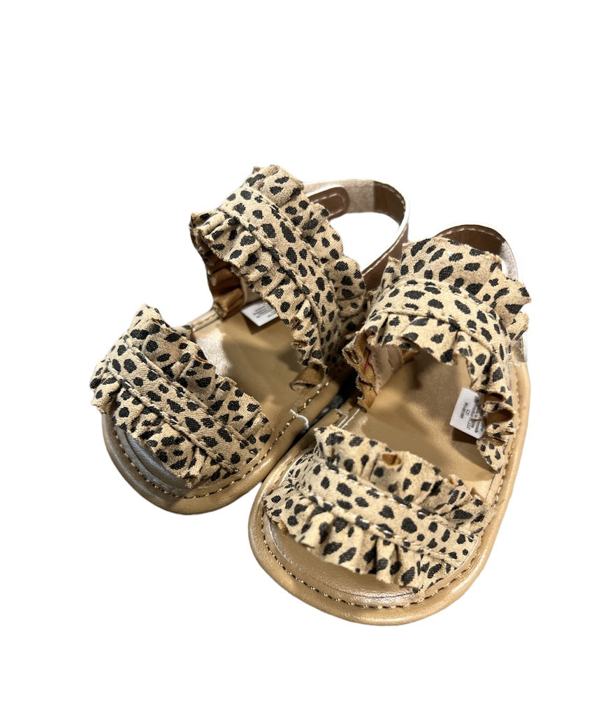 Cheetah Double Strap Sandal- Infant