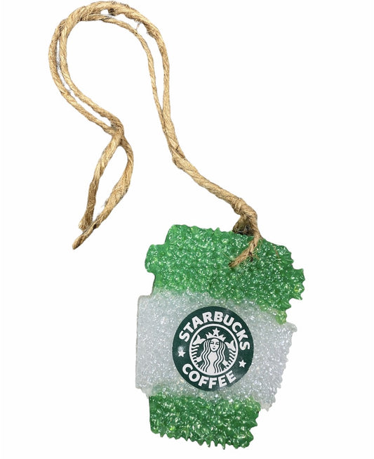 Green Latte Cup Freshie-Butt Naked