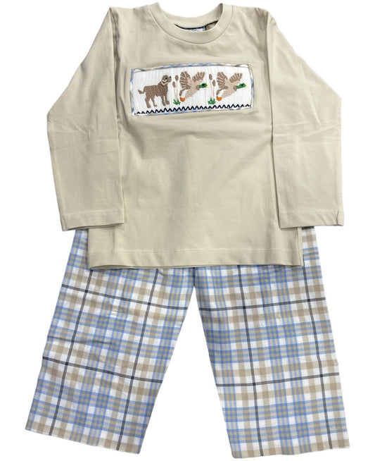 Duck Hunting Smocked Pant Set