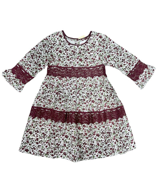Plum Floral Dress