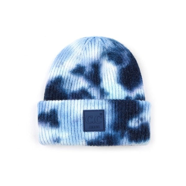 CC Navy/Pale Blue Tie Dye Beanie