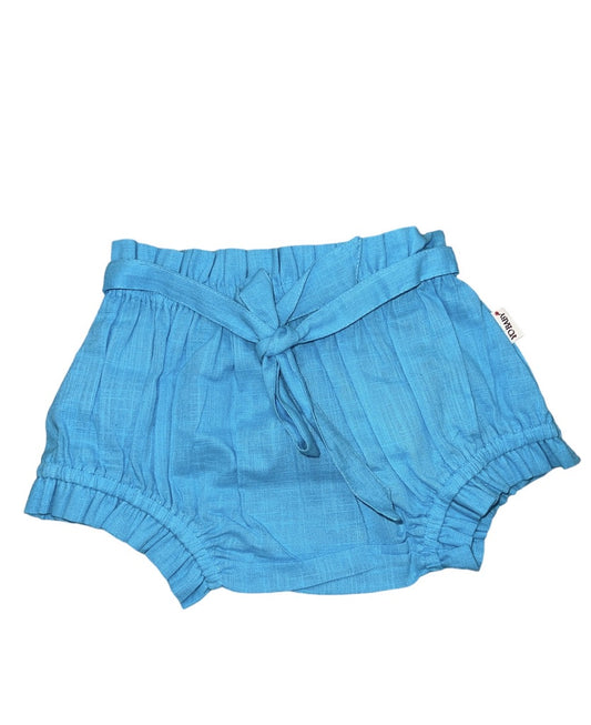 Turquoise Linen Bloomers