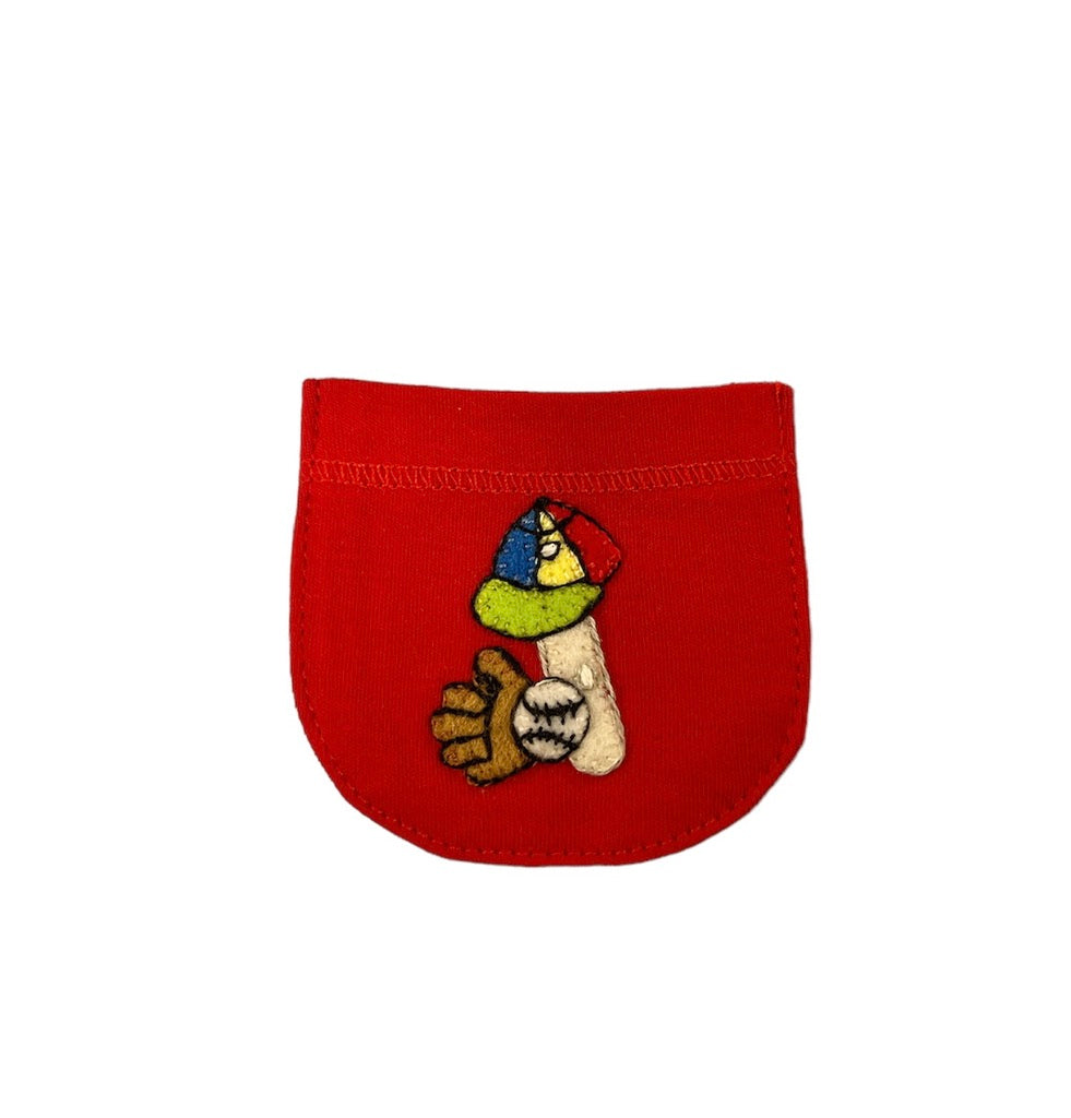 Squiggles Baseball Gear Pocket Romper